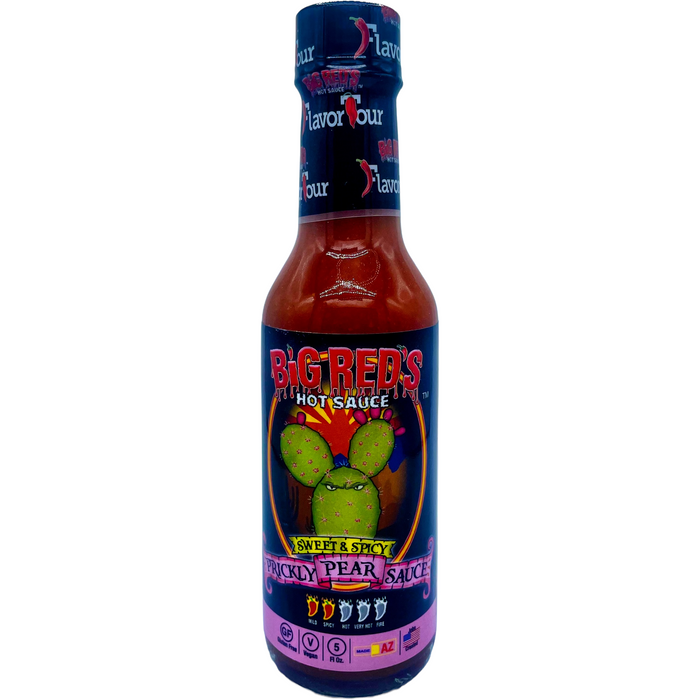 prickly pear cactus sauce Big Red's Sweet and Spicy Prickly Pear Hot Sauce — Simply Texas Gourmet Foods