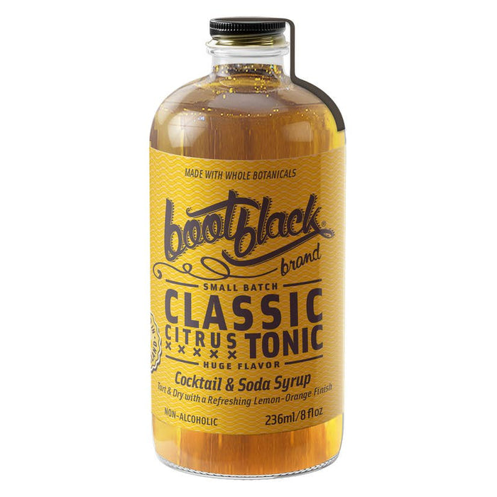 Bootblack Brand Classic Citrus Tonic Cocktail Syrup