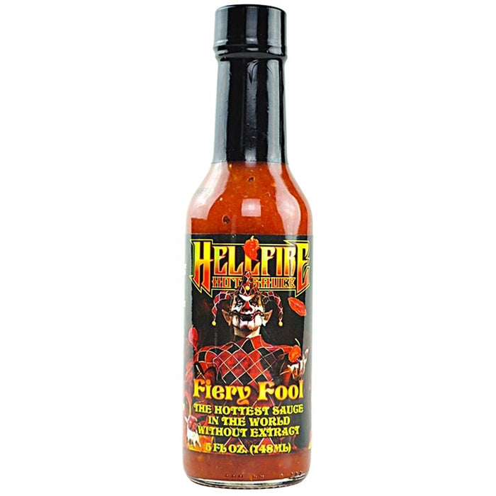 Hellfire Hot Sauce Fiery Fool Hot Sauce