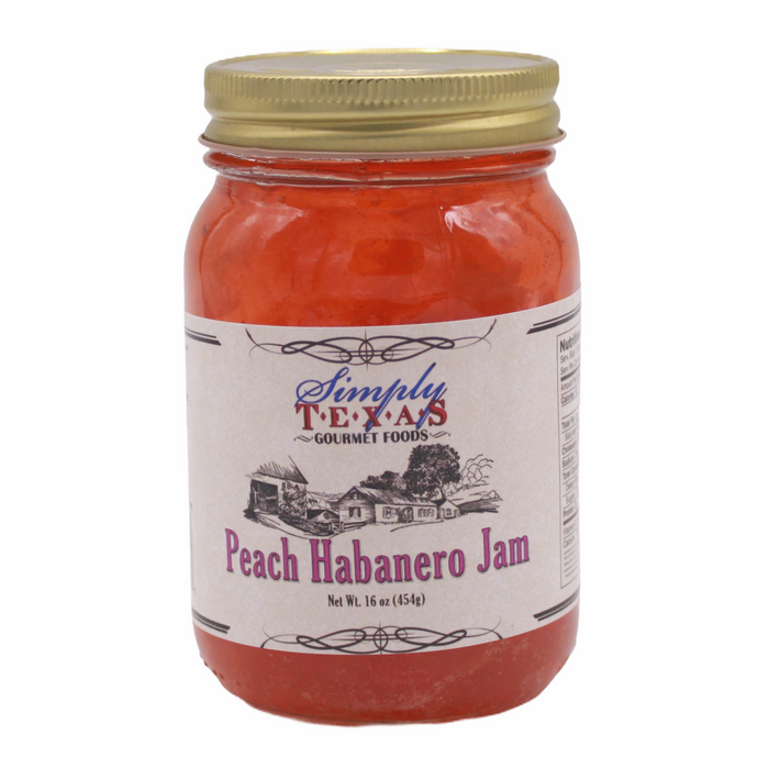 Simply Texas Peach Habanero Jam