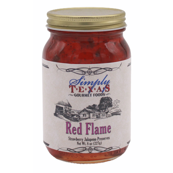 Simply Texas Red Flame Strawberry Jalapeno Preserves